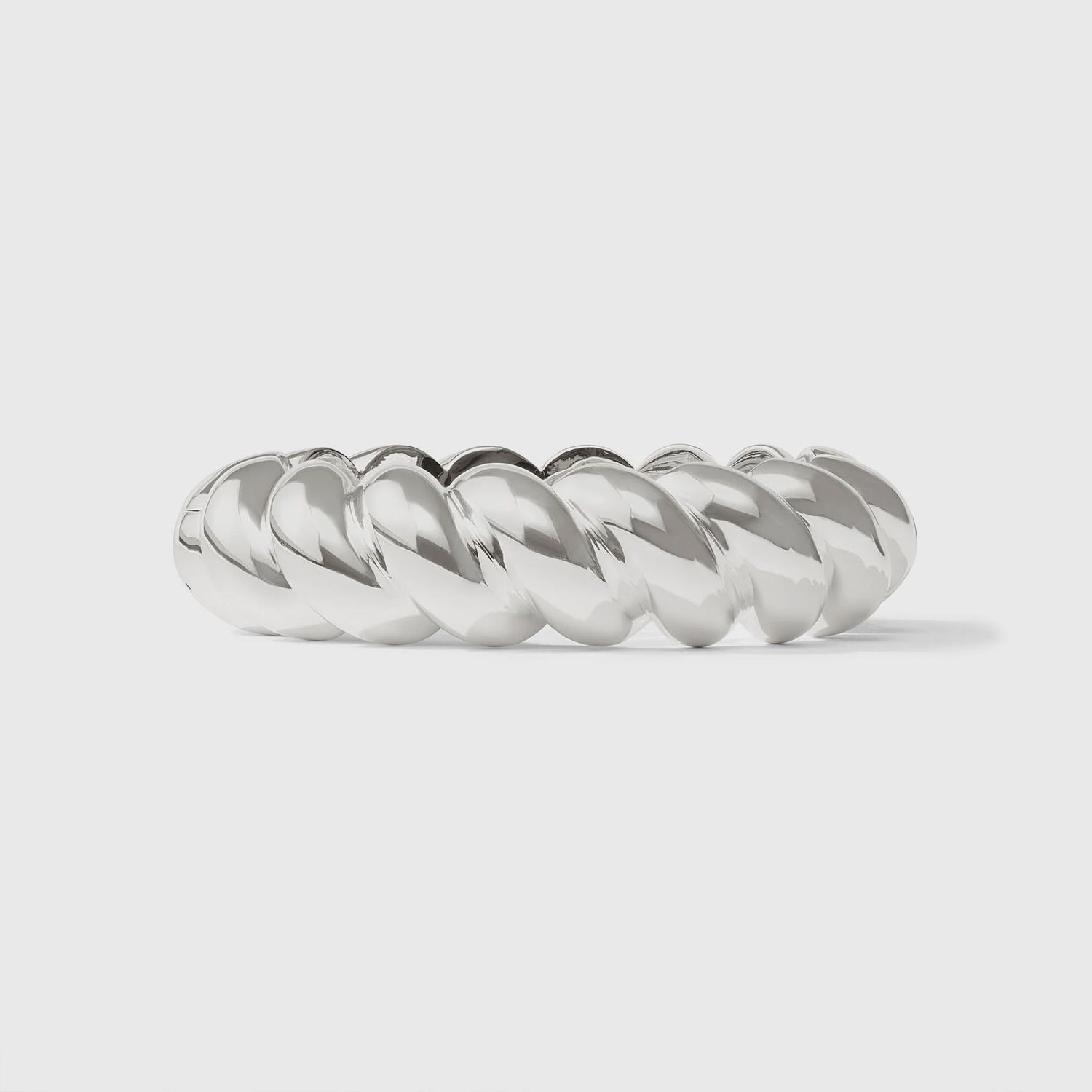RAVELLO STATEMENTSILVER HINGE BANGLE