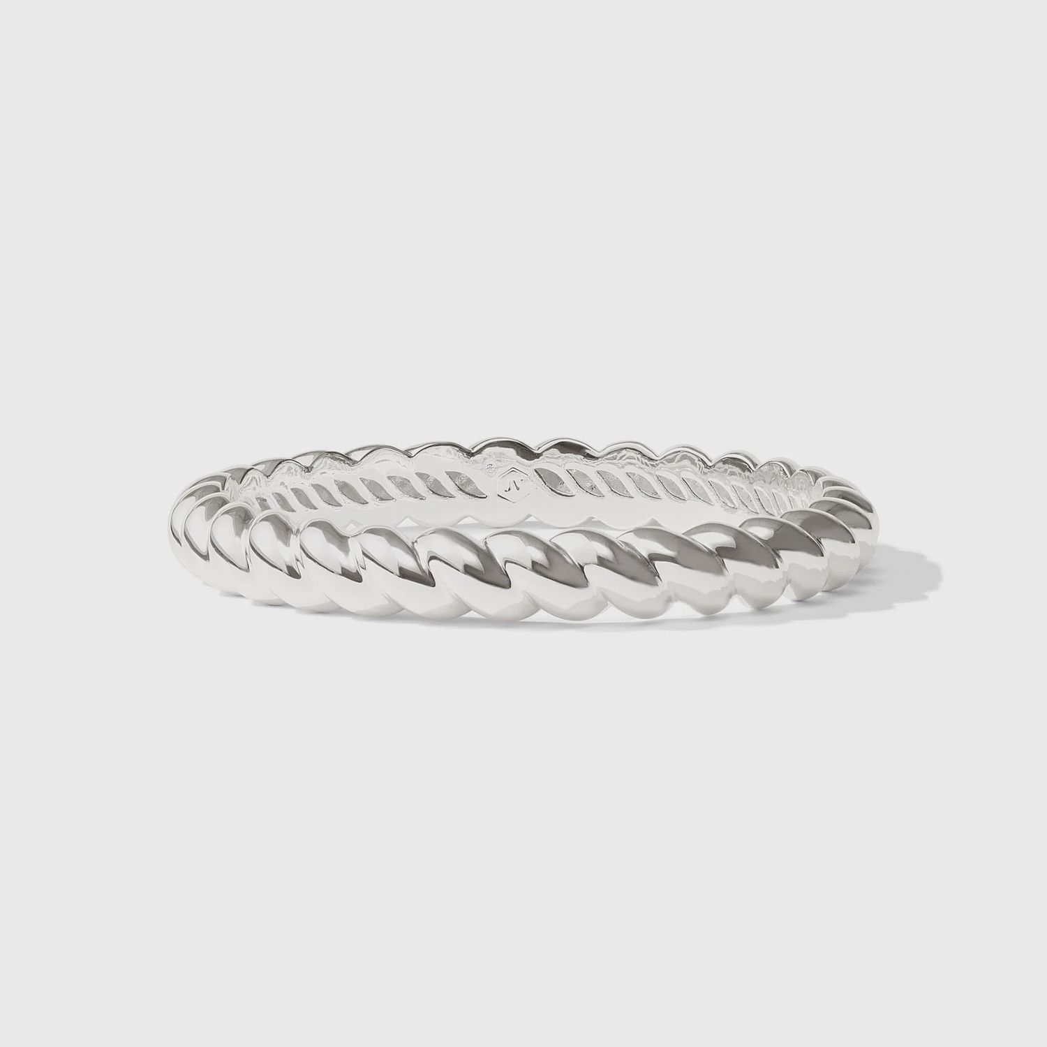 RAVELLO SILVER BANGLE SMALL