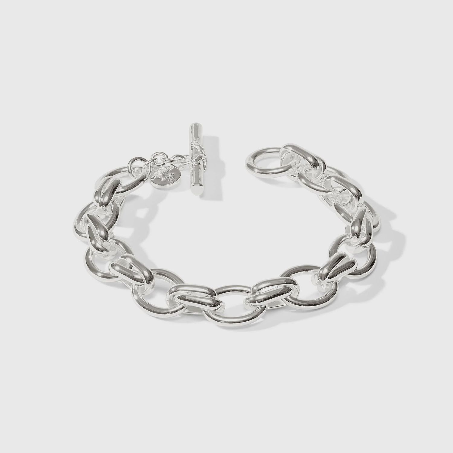 ESSEX SILVER LINK BRACELET