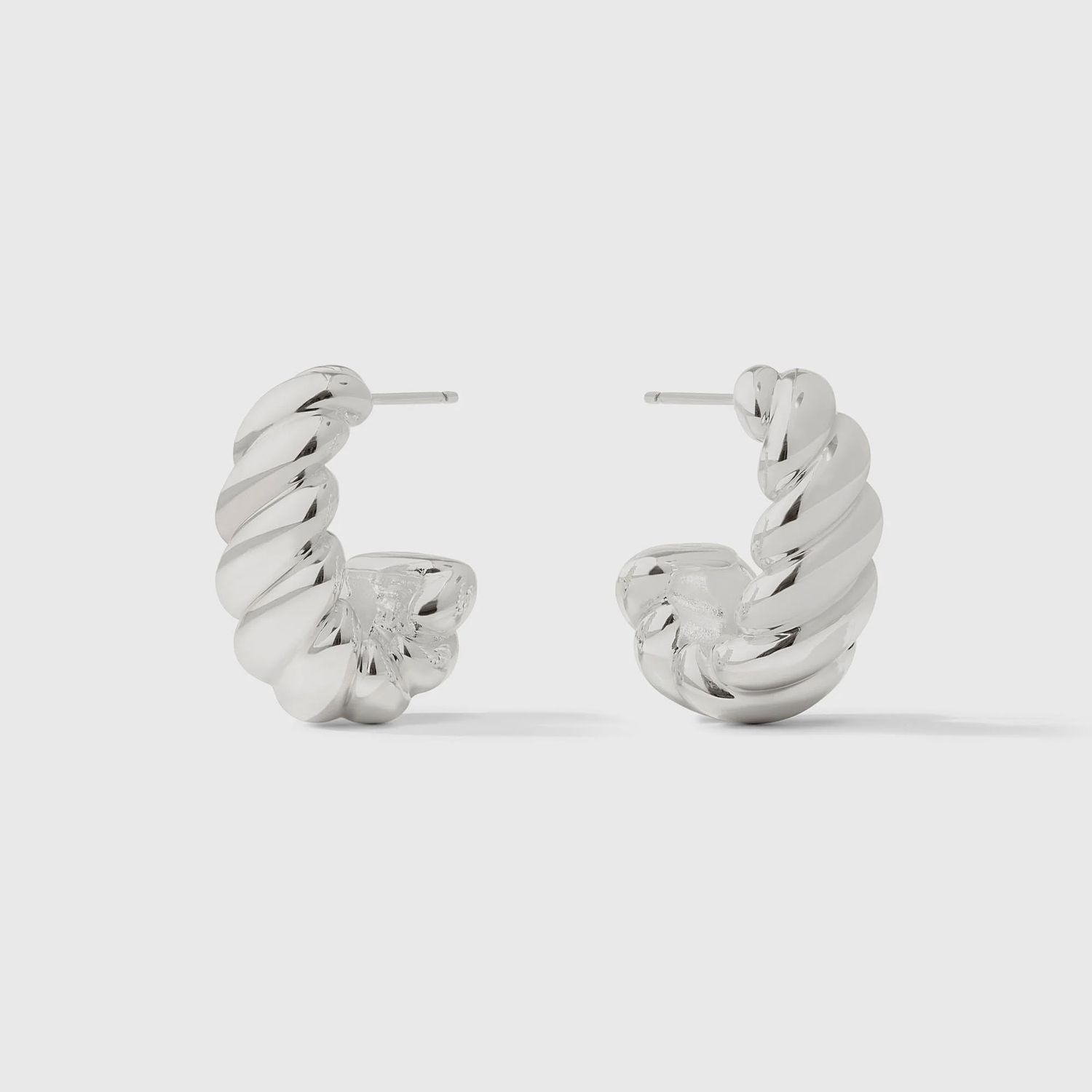 RAVELLO STATEMENT SILVER HOOP MEDIUM