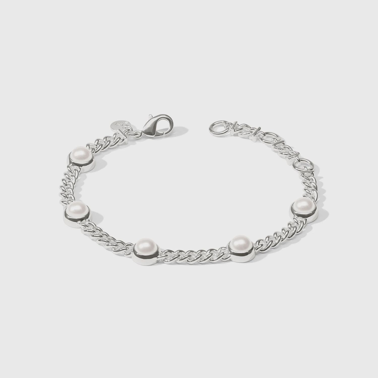 DOLCE DELICATE SILVER BRACELET PEARL