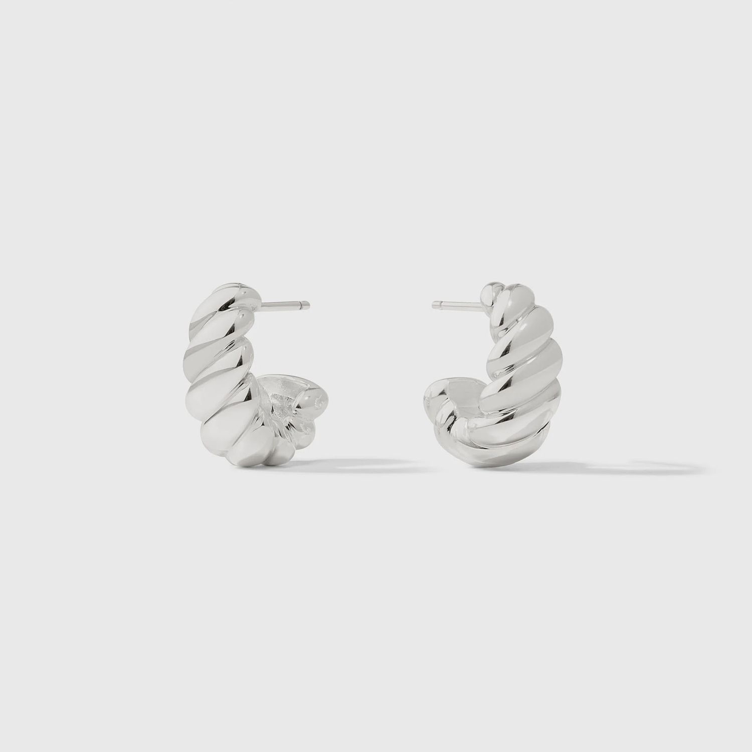 RAVELLO STATEMENT SILVER HOOP SMALL
