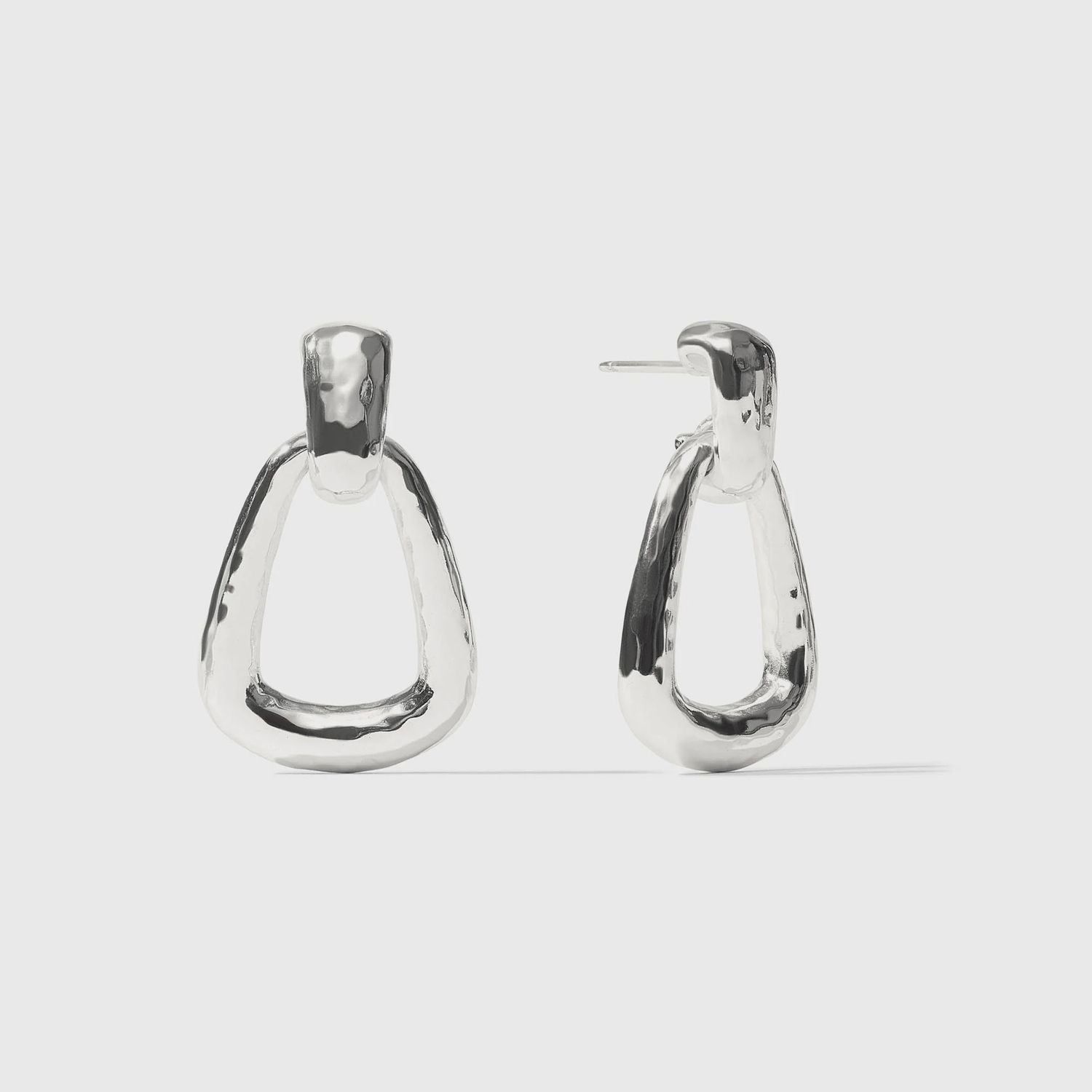 SAHARA SILVER DEMI DOORKNOCKER EARRING