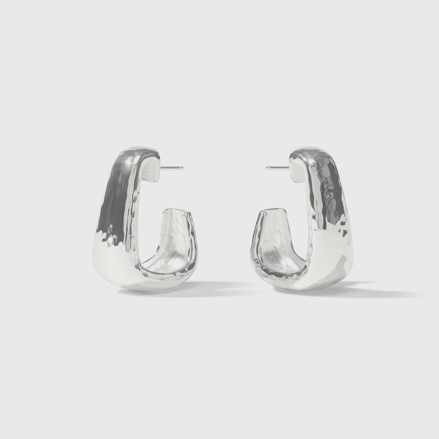 SAHARA SILVER HOOP MEDIUM