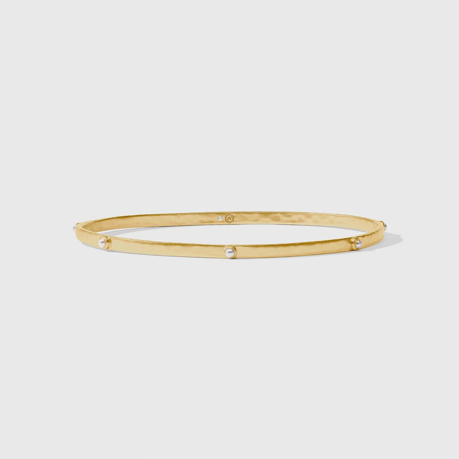 CRESCENT STONE BANGLE CUBIC ZIRCONIA MEDIUM
