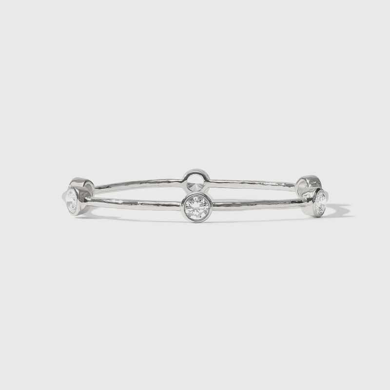 MILANO LUXE SILVER BANGLE CZ SMALL