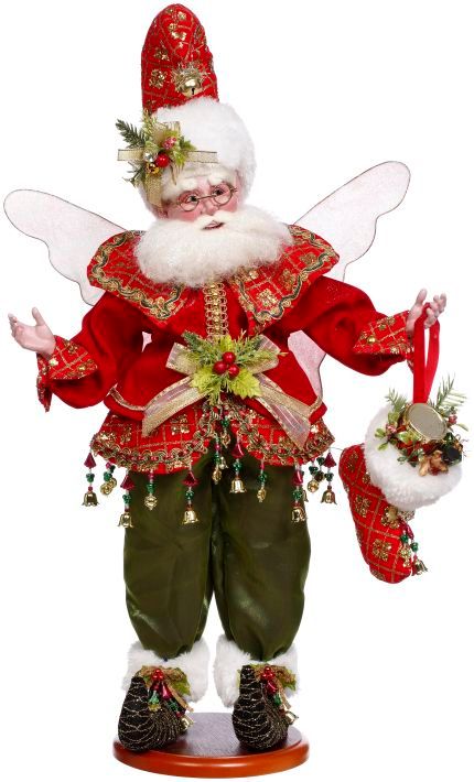 STOCKING STUFFING FAIRY ON BASE 22"