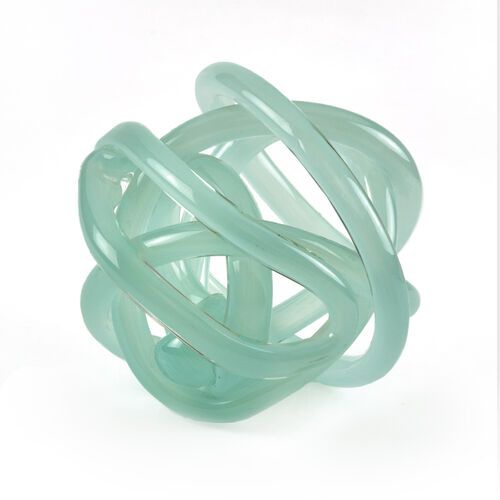 HAND BLOWN KNOT TURQUOISE