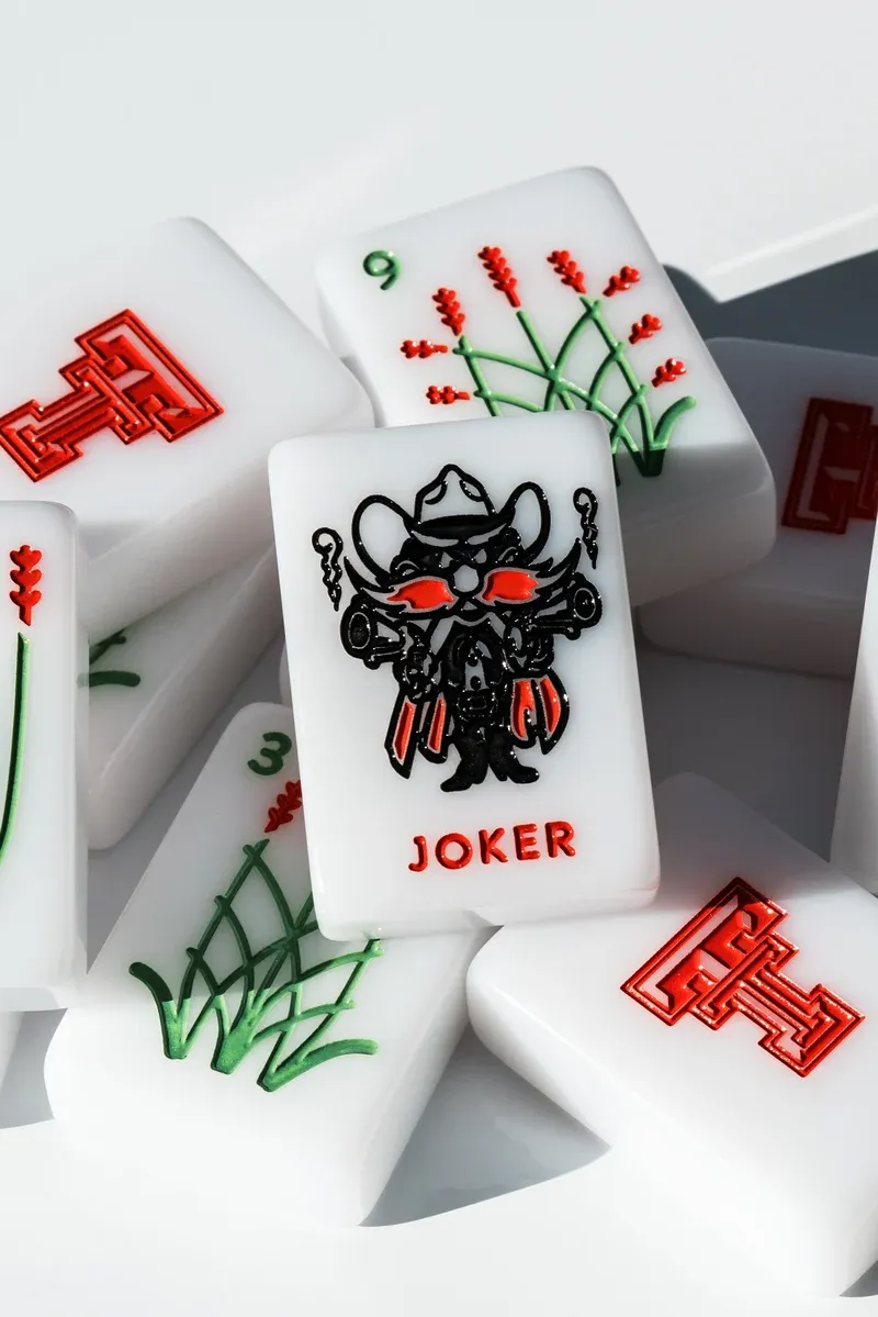 TEXAS TECH MAHJONG TILES