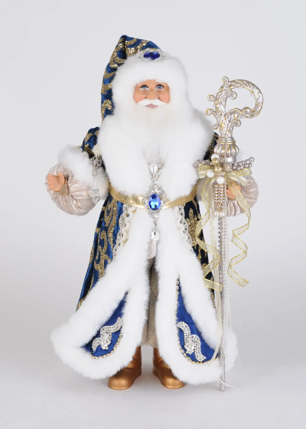 LIGHTED SAPPHIRE ROYAL SANTA