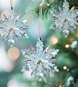IRIDESCENT SNOWFLAKE ORNAMENT 2026