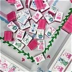 GRANDMILLIENNIAL MAHJONG TILES W MAT &amp; SHUFFLER