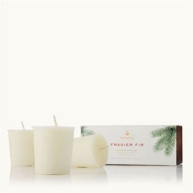 FRASER FIR TIDINGS VOTIVE CANDLES GIFT SET/6 3 OZ