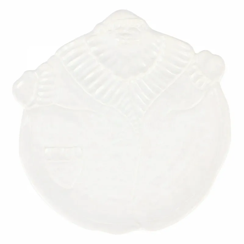 PIETRA NATALE FIGURAL SANTA PLATTER