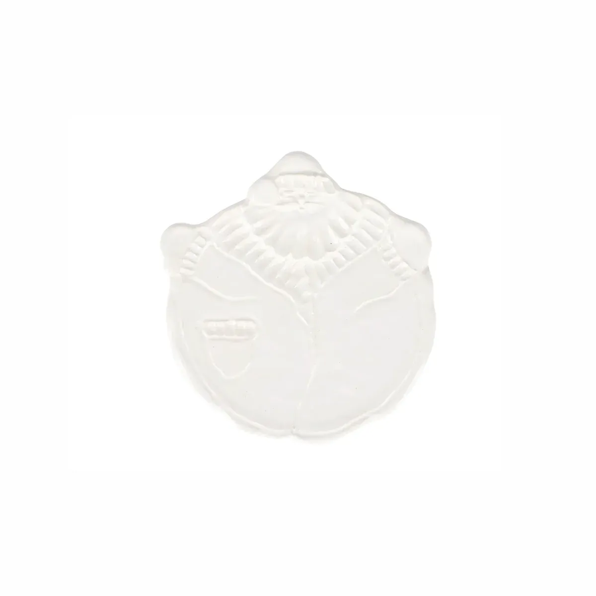 PIETRA NATALE FIGURAL SANTA CANAPE PLATE