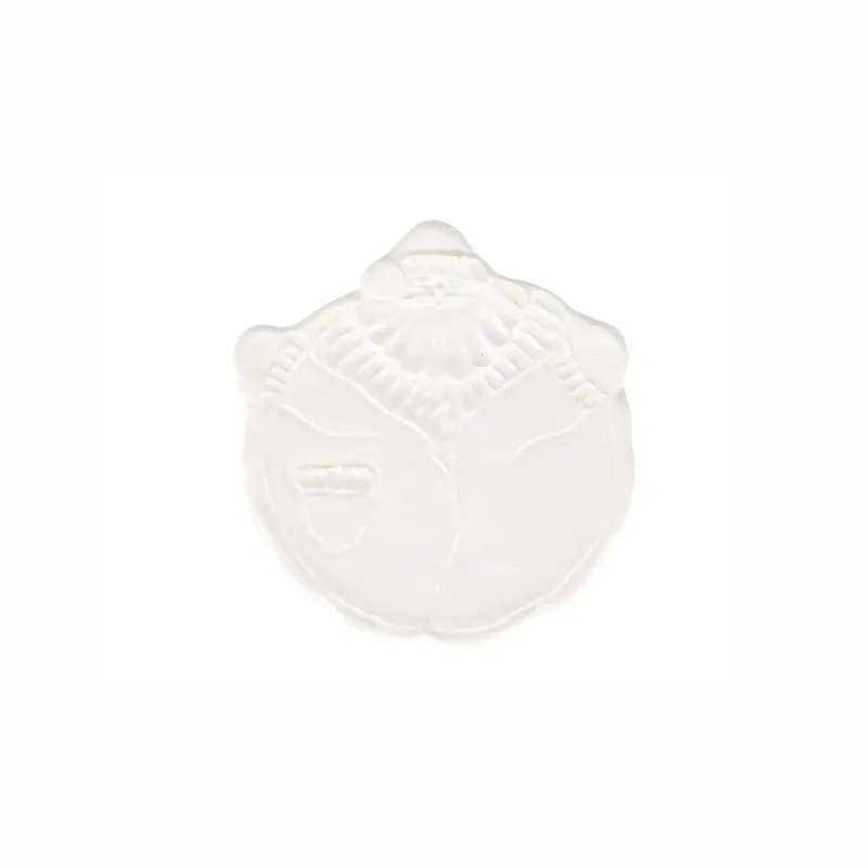 PIETRA NATALE FIGURAL SANTA CANAPE PLATE