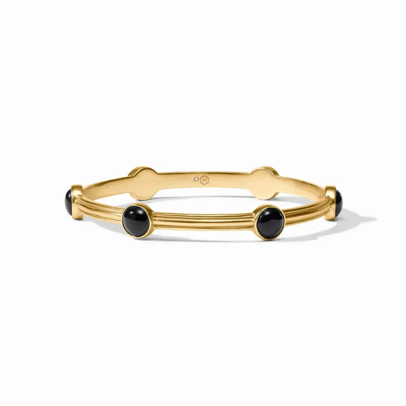 ESSEX STONE BANGLE OBSIDIAN BLACK SMALL