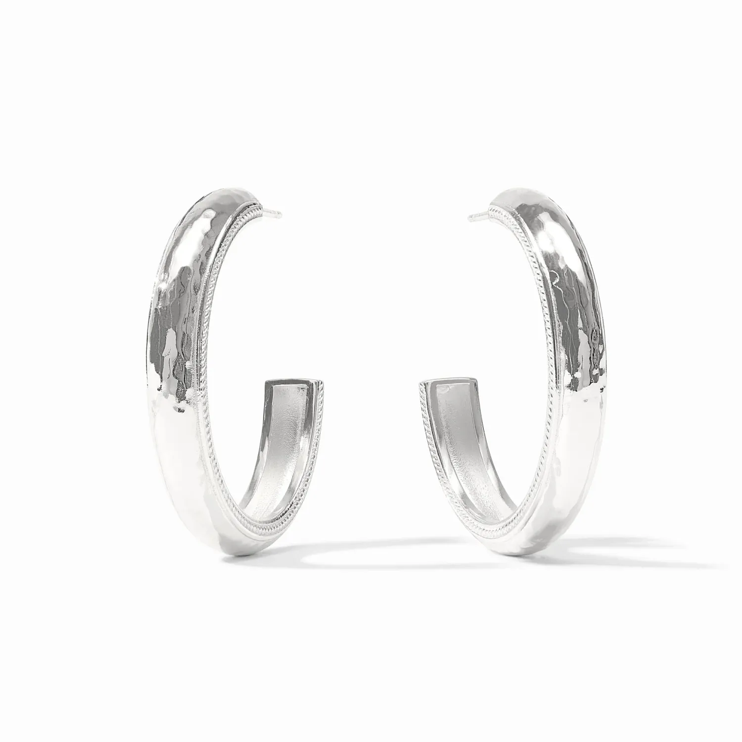 CANNES SILVER HOOP LARGE