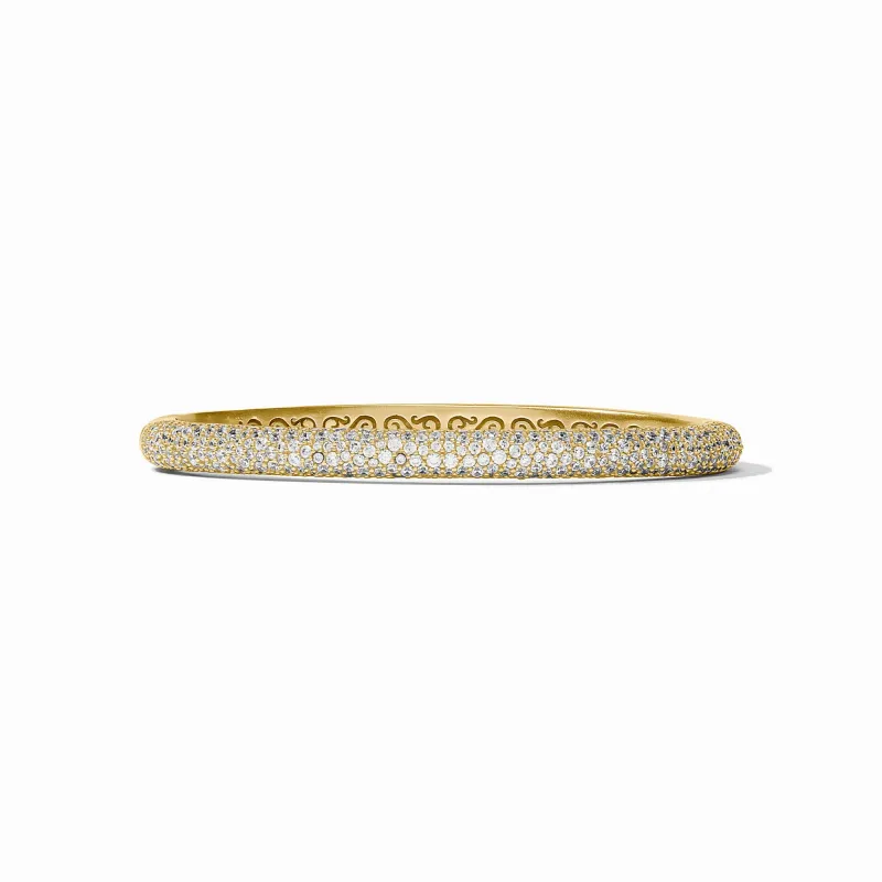 STARDUST HINGE BANGLE CUBIC ZIRCONIA
