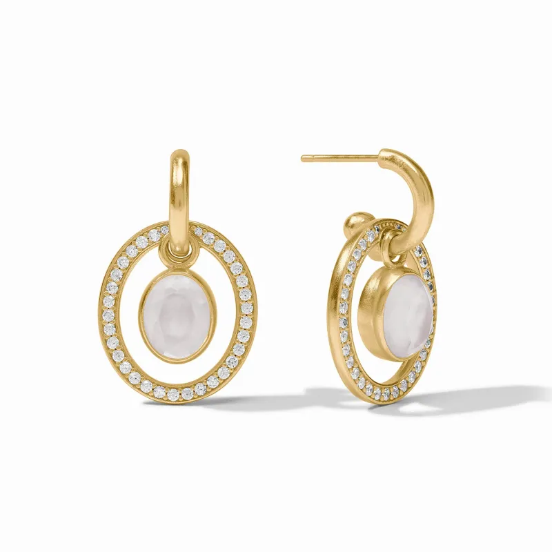 STARDUST 6-IN-1 EARRING CLEAR CRYSTAL