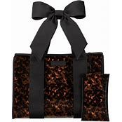 JELLY TOTE TORTOISE SHELL W BOW