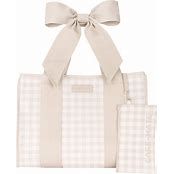 JELLY BOW TOTE LATTE GINGHAM