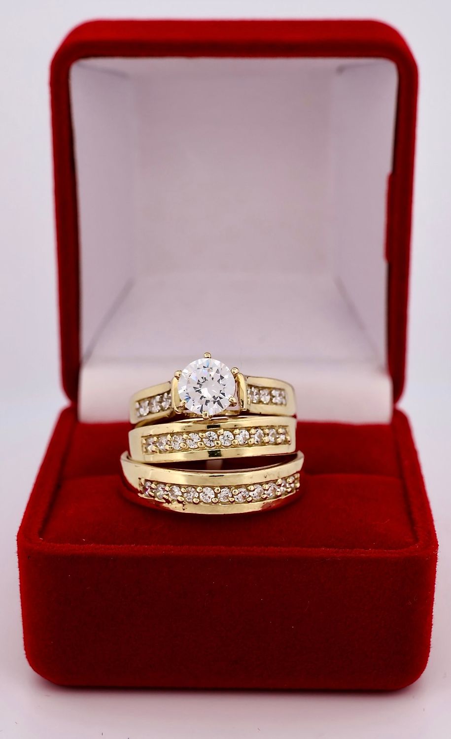Trío de Compromiso 10k Size 8 - 11 Peso 9.3g CO1014632