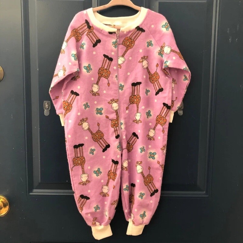 Giraffe Flannel PJ's (12 M)