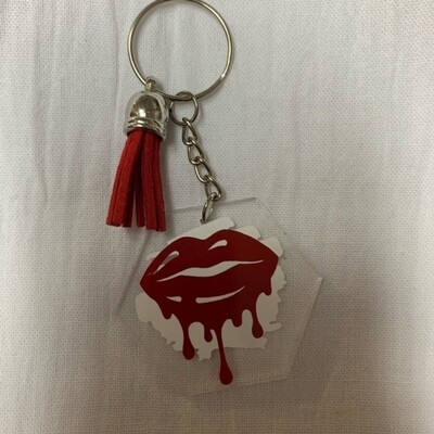 Lips Keychain