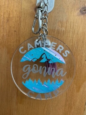 Camping/Adventure Acrylic Keychains