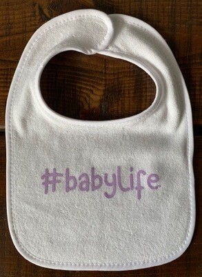 #babylife Bib