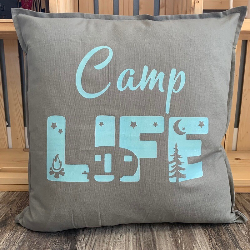 Camp Life Pillow