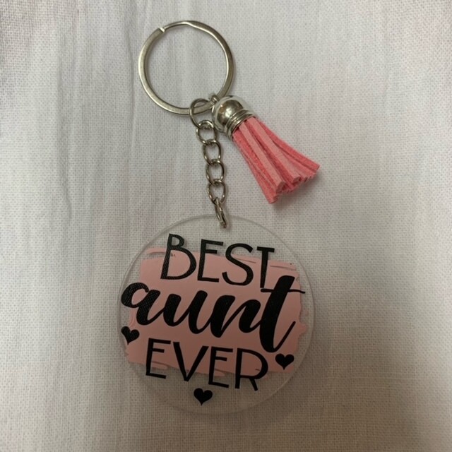 Best Aunt Ever Key Chain