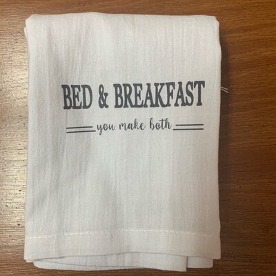 Bed and Breakfast - Tea Towel