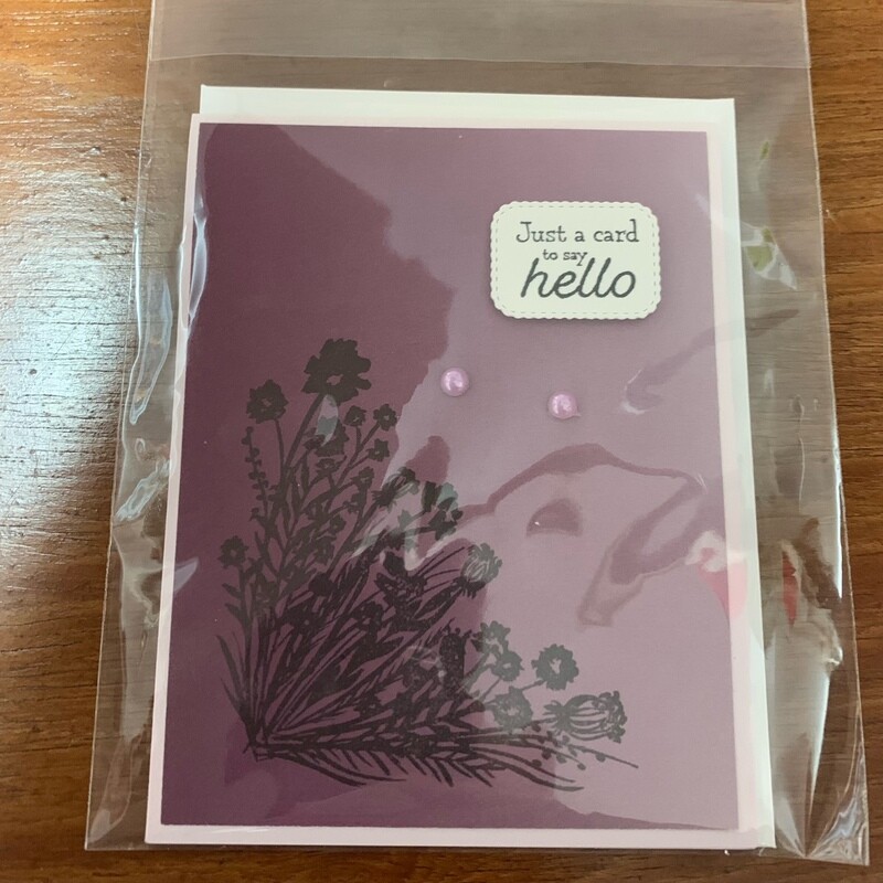 Hello Blank Card