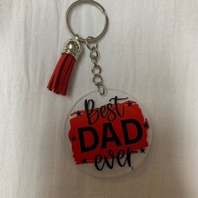 Best Dad Ever Key Chain