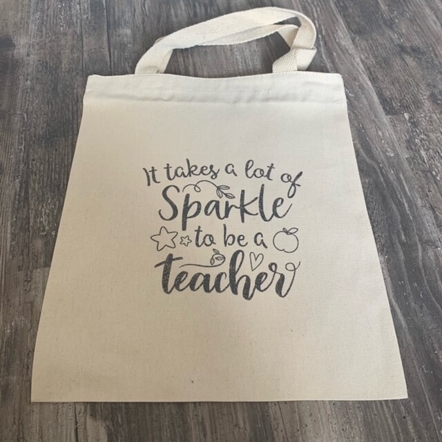 It Takes Alot Of Sparkle To Be A Teacher Tote Bag
