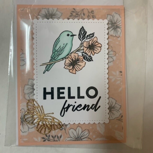 Hello Friend -Birthday Card