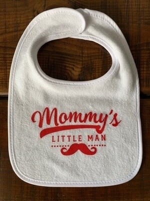 Mommy&#39;s Little Man Baby Bib
