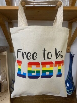 Free To Be LGBT Tote Bag