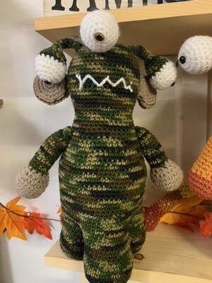 Large Green Monster Plushie