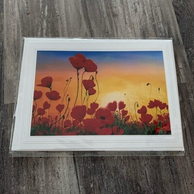 Poppy Printed Card