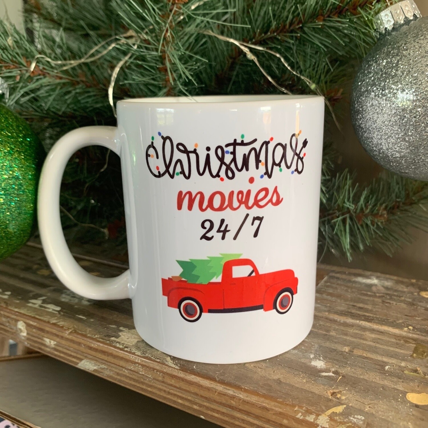 Christmas Movies 24/7 Design For Drinkware