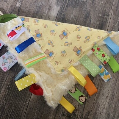 Yellow Taggie Blankie