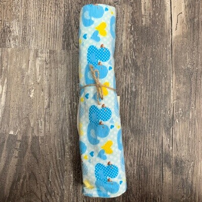 Blue Rubber Duck Burp Cloth