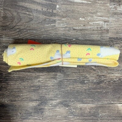 Yellow Sheep Burp Cloth
