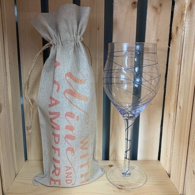 Life is Better with Wine and a Campfire Wine Bag