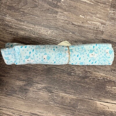 Blue Cat Burp Cloth