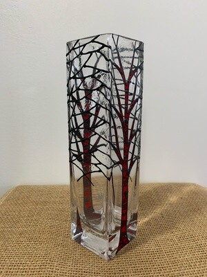 Red Blossom Vase  #57