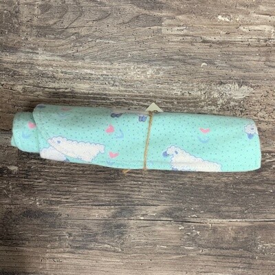 Blue Sheep Burp Cloth